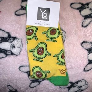 Yo Sox NWT avocado socks